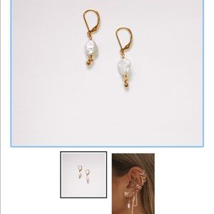 Jay Nicole Designs Pearl Earrings